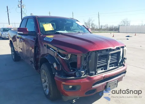 2019 Ram 1500 Big Horn/Lone Star z USA, uszkodzony, nr VIN 1C6RREBTXKN847932